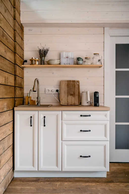 Домик с банькой и видом на озеро