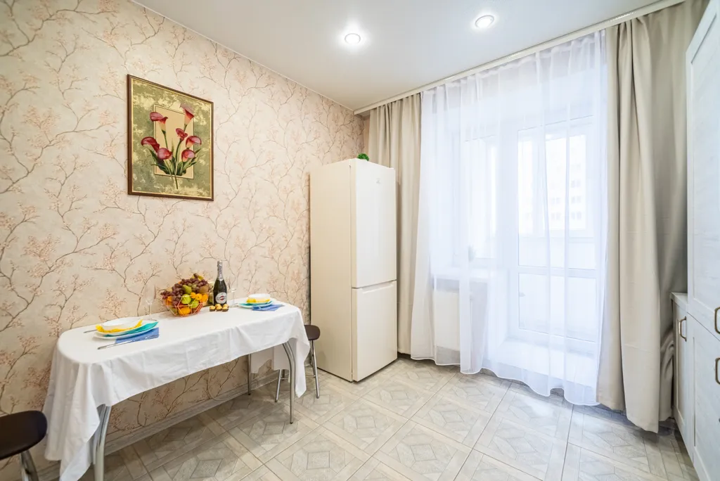 Современная 1-комнатная квартира с балконом в центре Рязани