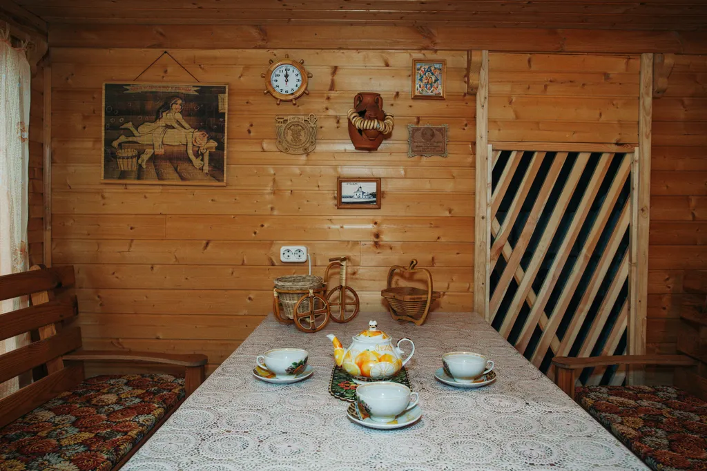 Домик с баней и фурако и барбекю на территории в 10 минутах от центра