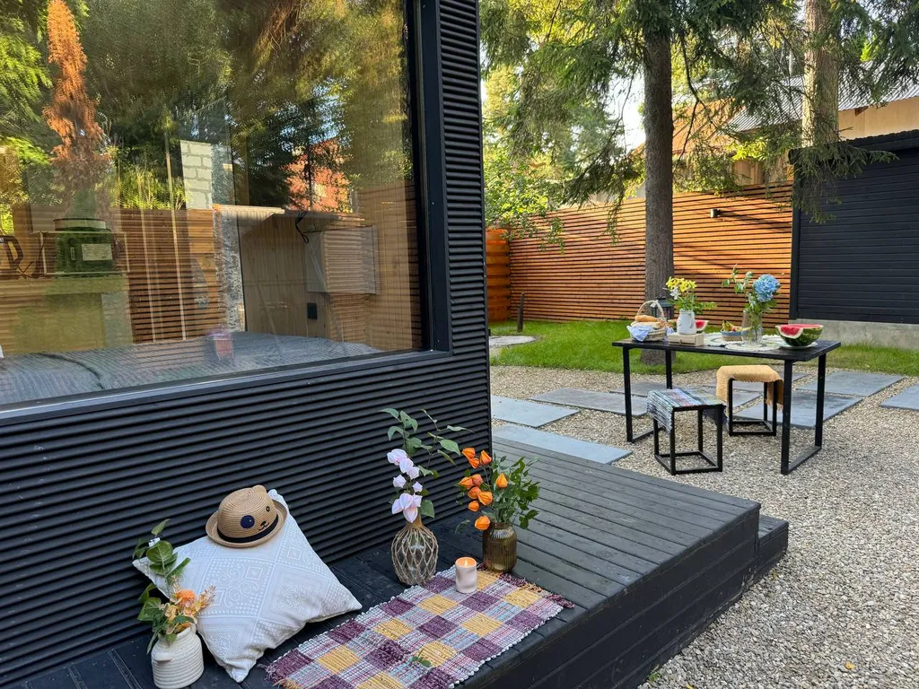 Коттедж Ультрасовременный домик для отдыха вдвоем с сауной, купелью, мангалом — Москва