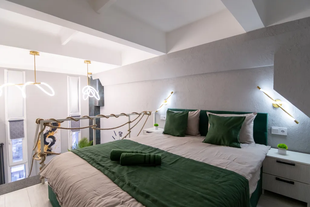 Двухэтажная квартира в стиле лофт