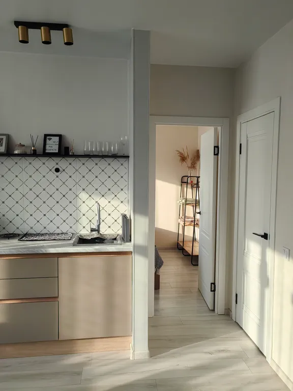 Современная евродвухкомнатная квартира с отдельной спальней в центре