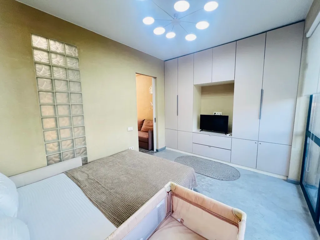 Стильная однокомнатная квартира с балконом