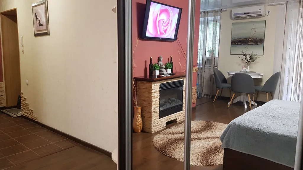 Студия в центре города, парк, ледовая арена