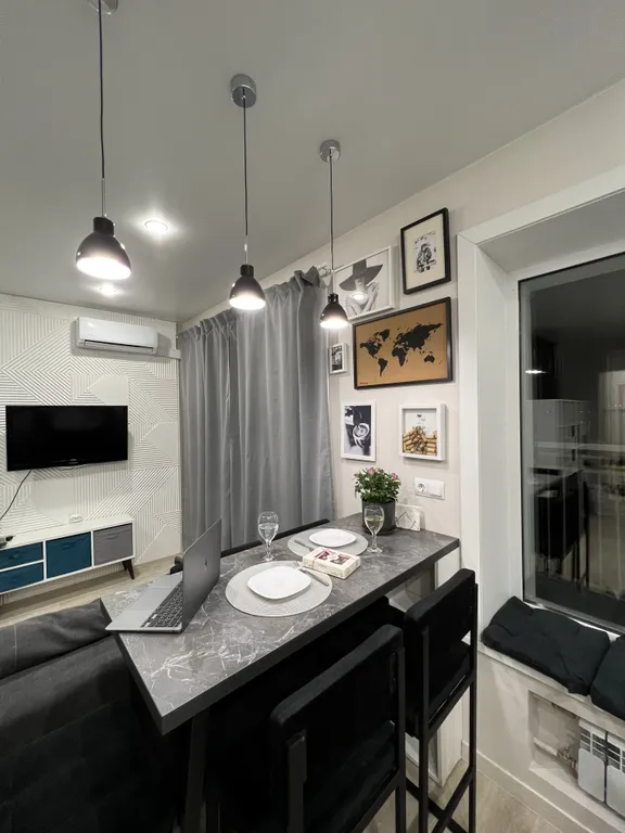 Новая квартира-студия с шикарным видом на Ангару и плотину ГЭС