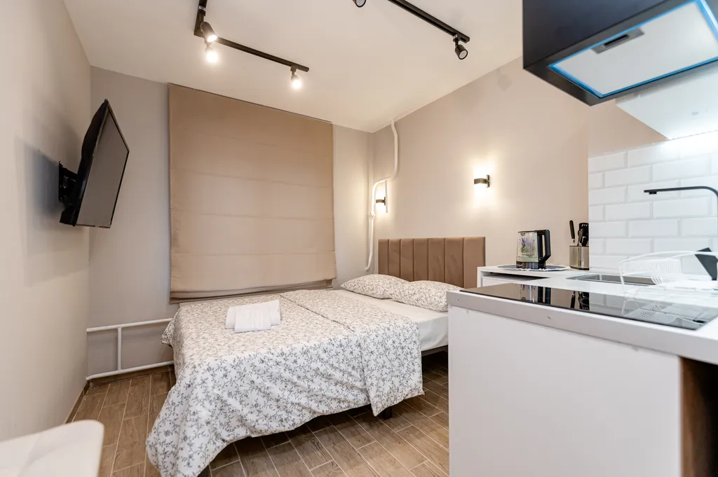 Квартира Квартира Стильная студия на Коломенской — Москва