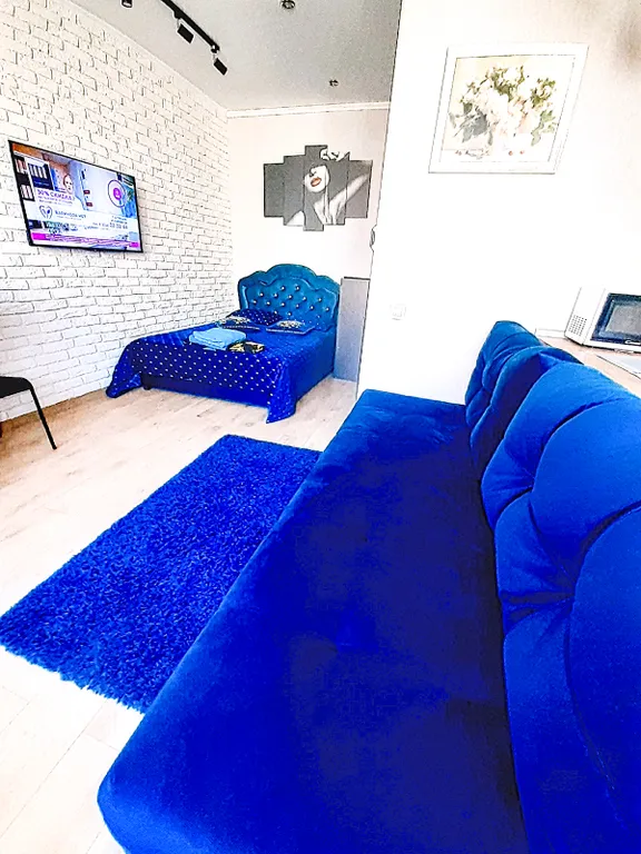 Квартира-студия Малышка с видом на Волгу