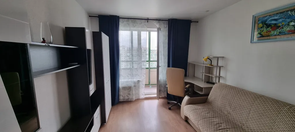 Квартира Уютная студия в ЖК Гренландия в пешей доступности до метро — аренда посуточно в Мурино