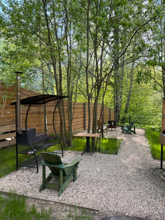 Треугольный домик Василево с баней и чаном