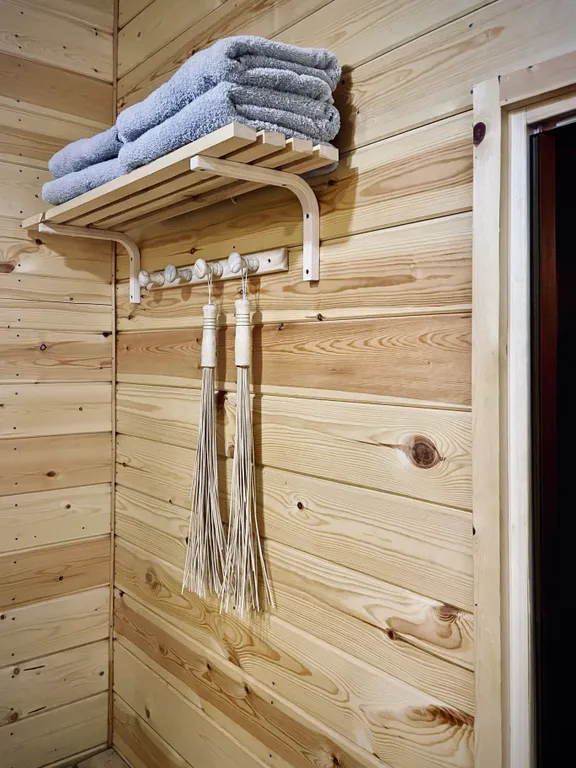 Дом с баней на дровах