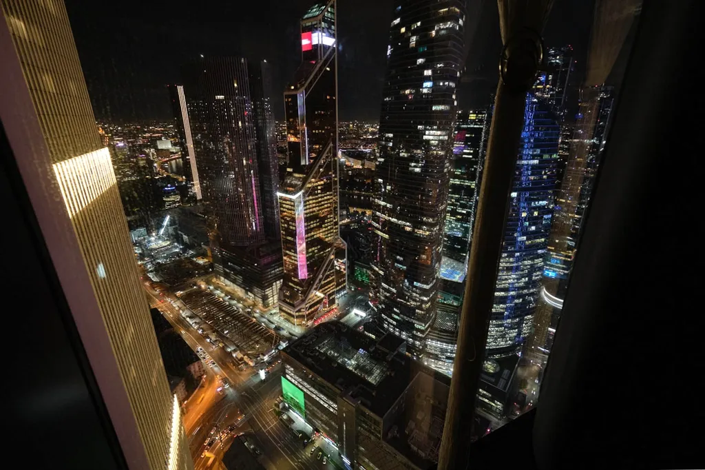 Квартира Квартира Sky City Moscow 51 этаж Уютная студия на 51 этаже с видом на башни! — Москва