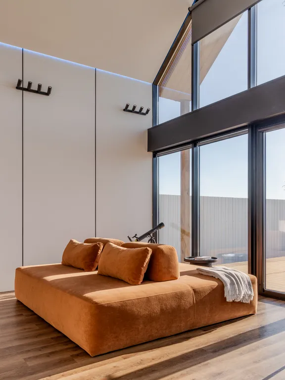 Дом Барн премиум класса с уникальным видом на горы и реку Сок