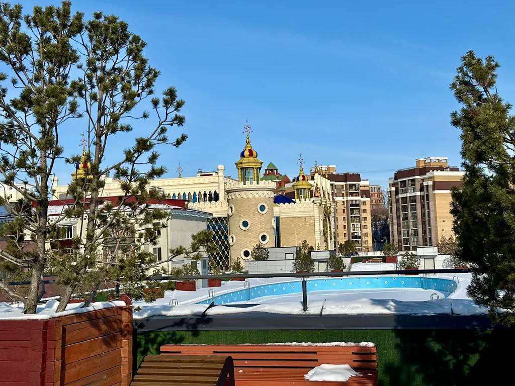 Квартира Happy Barcelona квартира с красивым видом в доме с бассейном — Казань