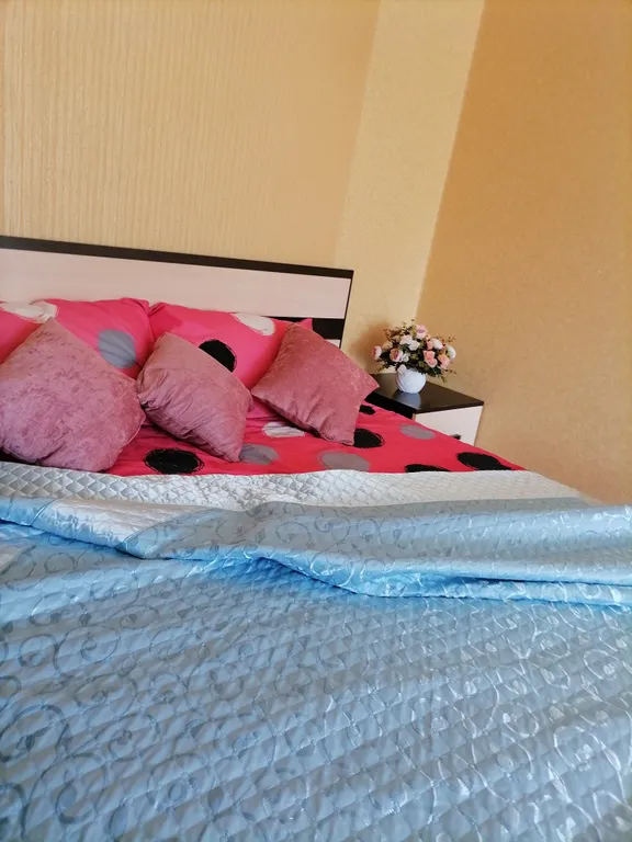 В самом центре города уютная двух комнатная квартира.