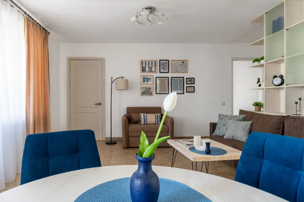 Апартаменты с видом на храм в центре