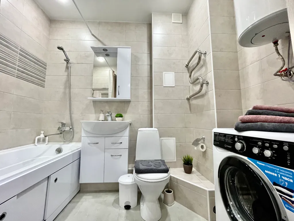 Квартира 1-комнатная квартира в новом доме с видом на Волгу — Самара