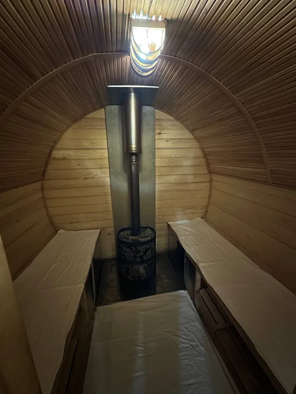 Уютные домики с баней и тёплой купелью