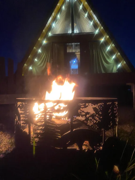 Шале Småland Люкке Хаус на хуторе близ речки