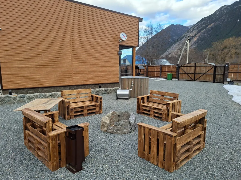 Новый гостевой дом для отдыха в горах