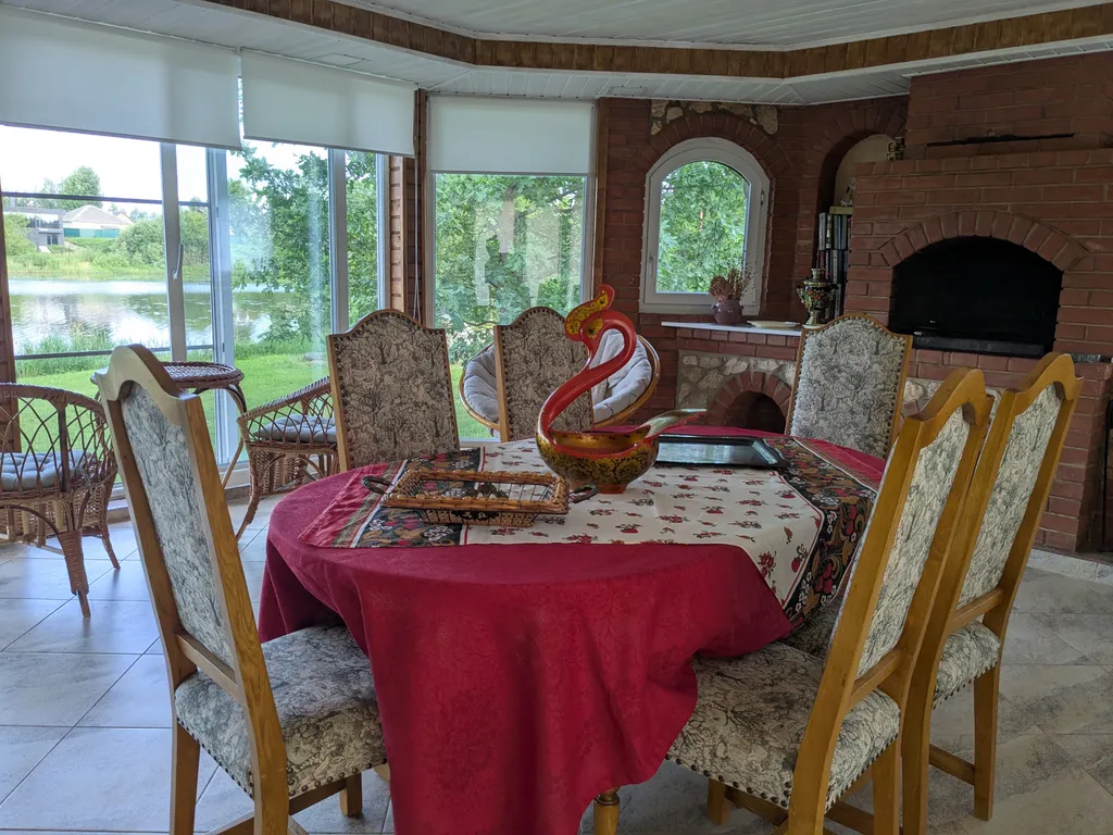 Уютный дом на берегу реки с русской баней, рыбалка