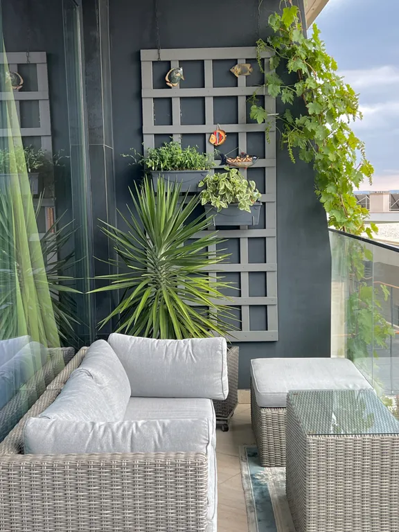 Квартира с прекрасным видом на море и скалы Адалары