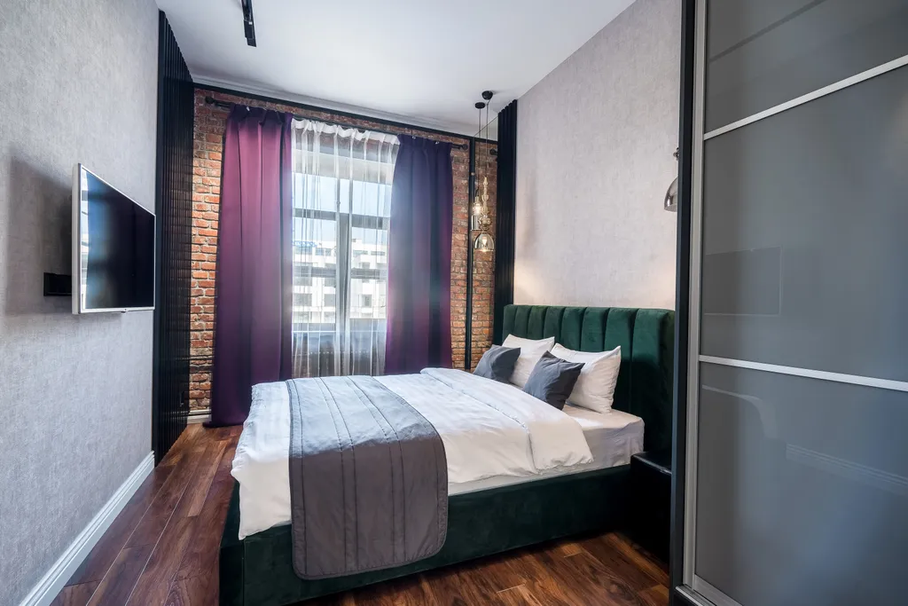 Апартаменты лофт с 2 спальнями в центре Минска