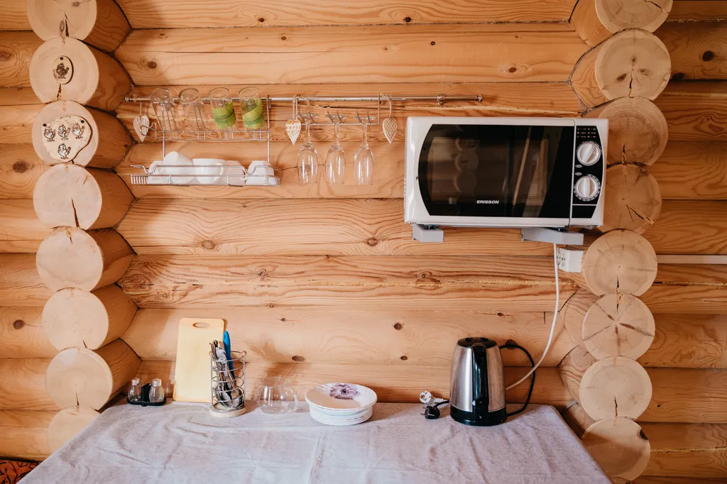 Семейный номер гостевого центра на берегу пруда (прокат снегохода)