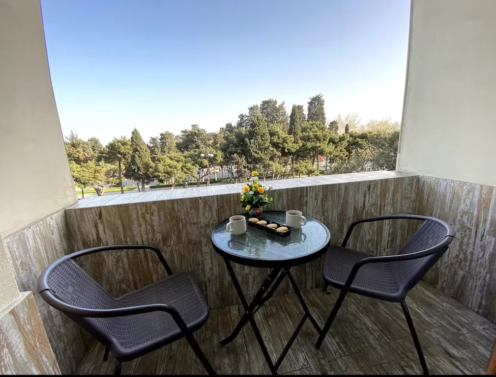 Апартаменты с видом на бульвар