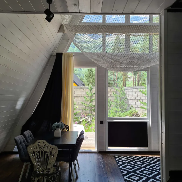 Коттедж A-frame 100кв.м. 1км до горнолыжных трасс Эльбруса.