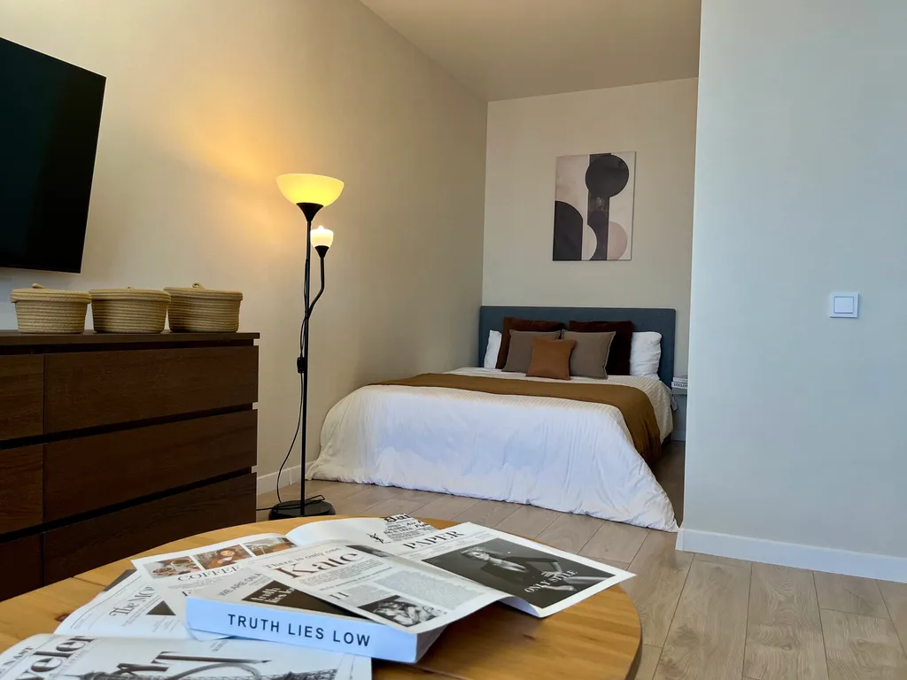 Уютная студия в центре города с кондиционером