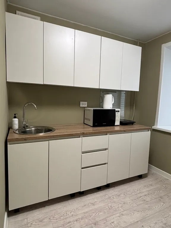 Однокомнатная квартира в фисташковом цвете