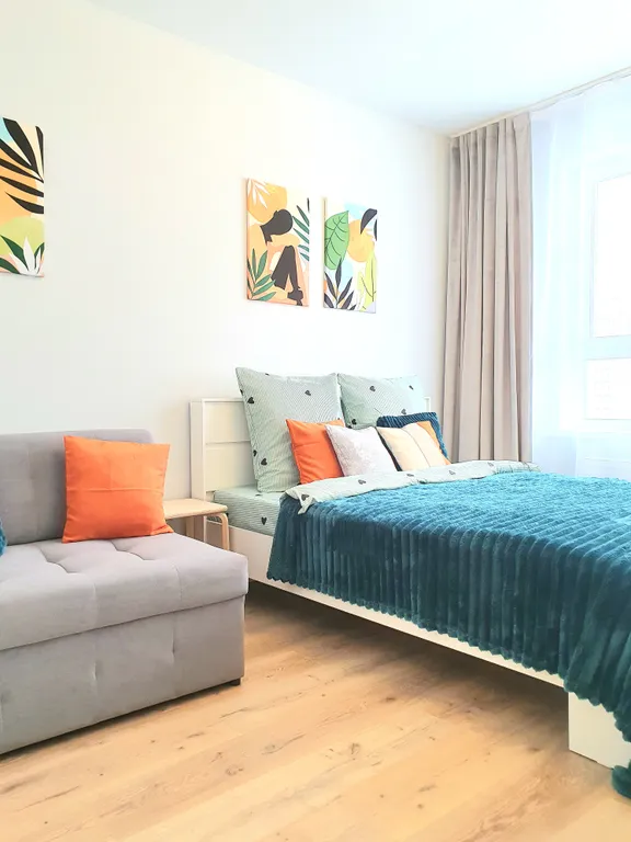 Стильная евродвушка в 7 минутах от аэропорта