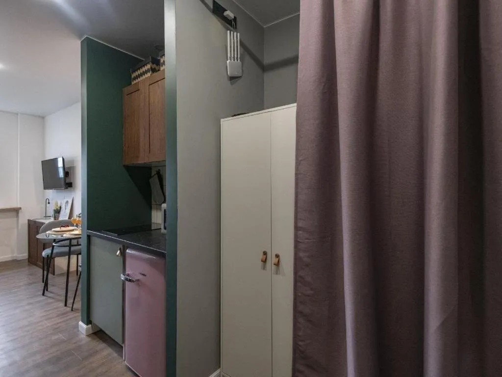 Green studio 4 гостей в центре города