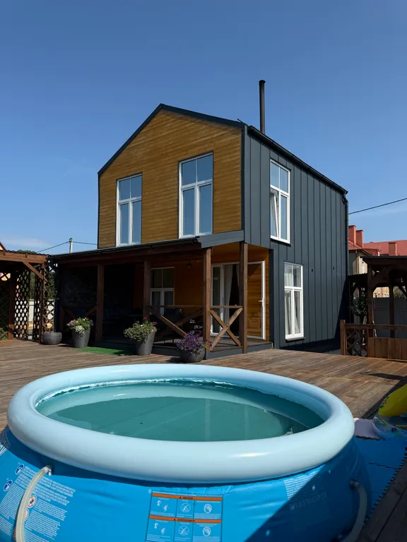 Барнхаус на балтийской косе у моря