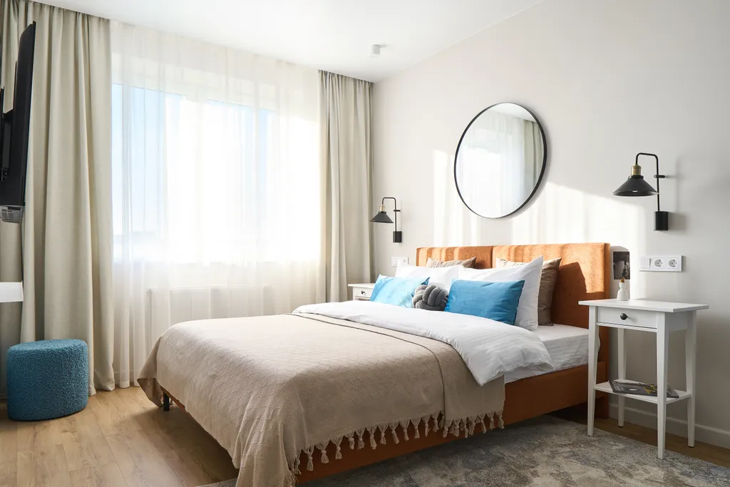 Квартира Квартира у моря Небо с  дизайнерским ремонтом, в современном ЖК. — Пионерский