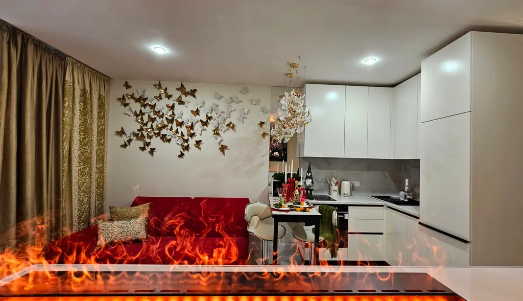 Vogue Аpartments Студия с камином