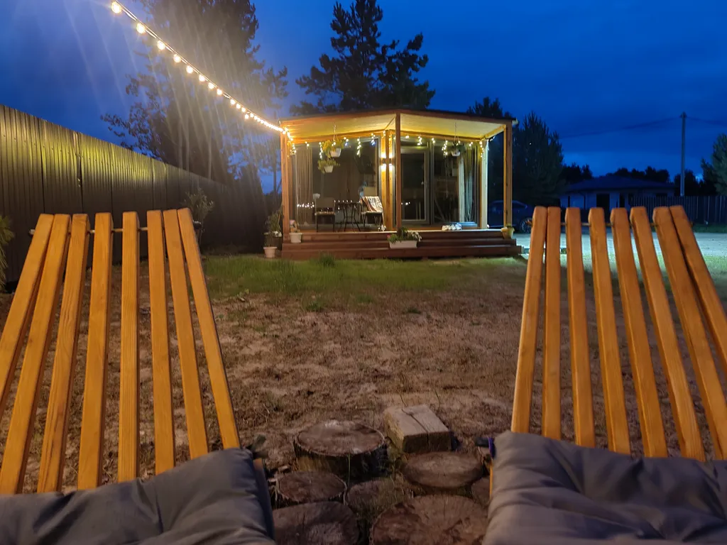 Домик с баней в лесу