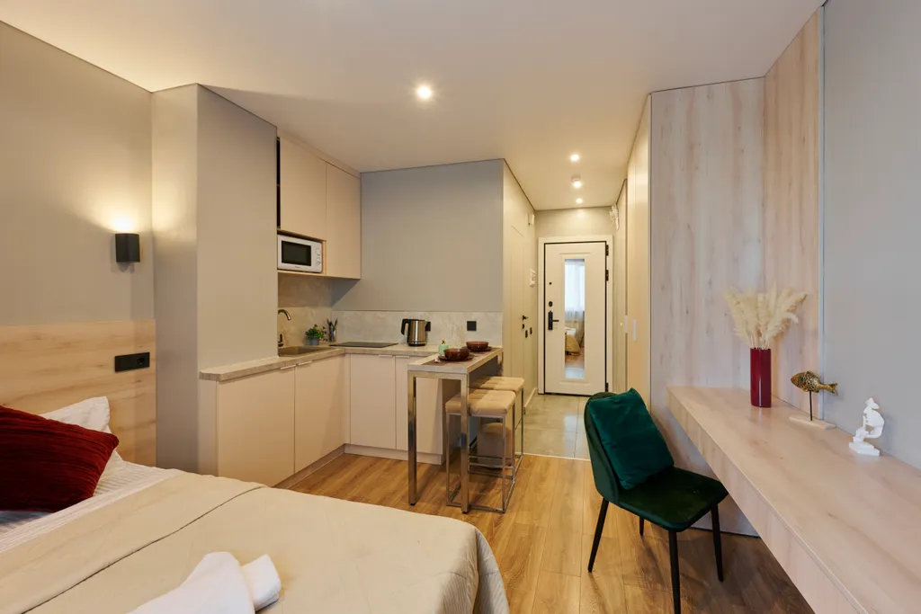 Квартира Квартира Дизайнерская студия у метро — Москва