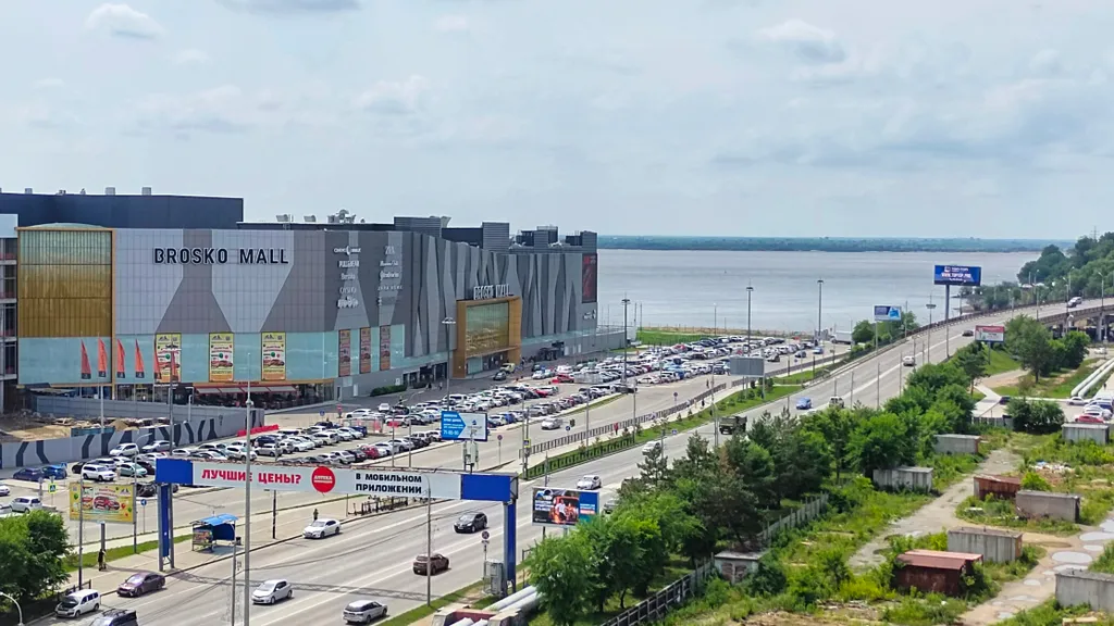 Квартира Квартира Студия с видом на Амур — Хабаровск