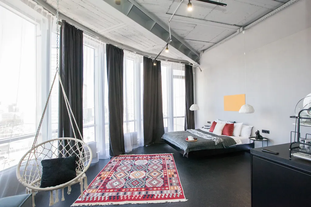 Квартира Апартаменты с панорамным окнами с видом на город — Новосибирск