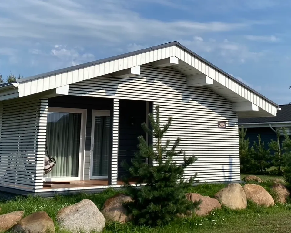 Коттедж с одной спальней — аренда посуточно в Заполье (Юшкинская волость)