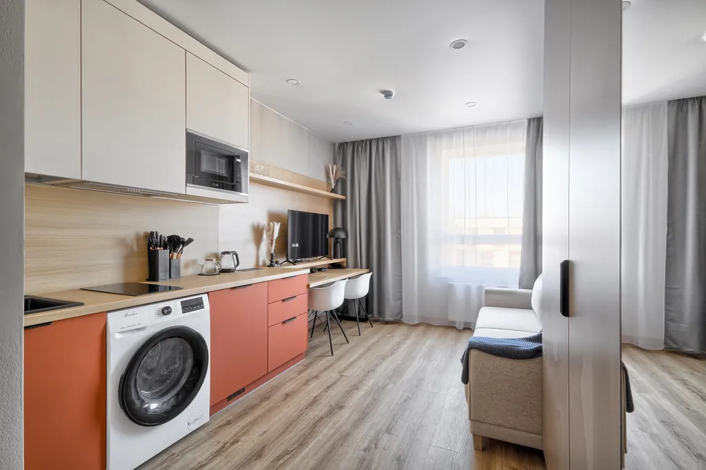 Квартира Квартира Студия в апарт-отеле Well — Санкт-Петербург