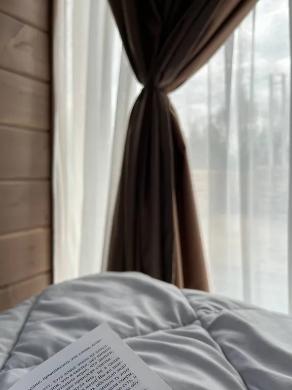 Панорамный дом с видом на лес и банным чаном