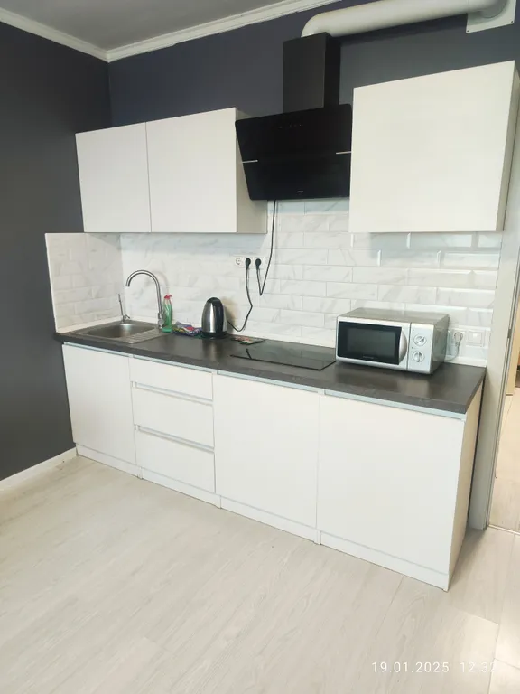 Студия с балконом в скандинавском стиле