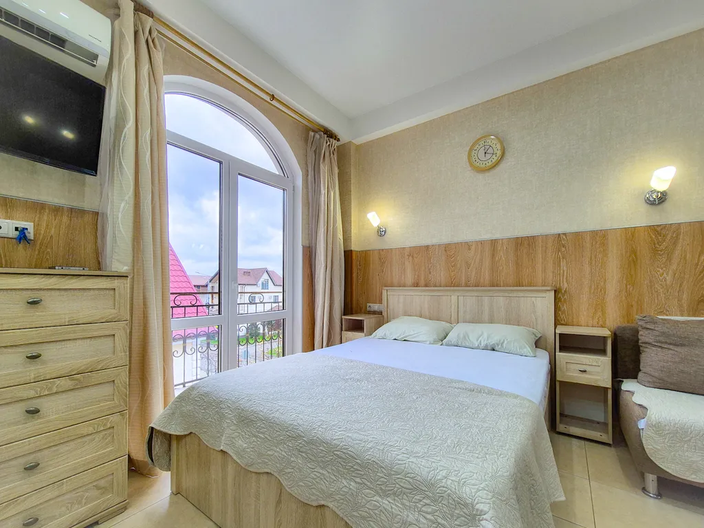 Квартира Квартира Студия с балконом для 4х гостей, Олимпийский парк — Сириус