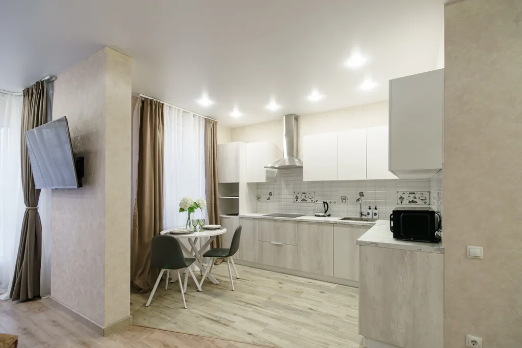 Апартаменты с панорамным видом на набережную реки