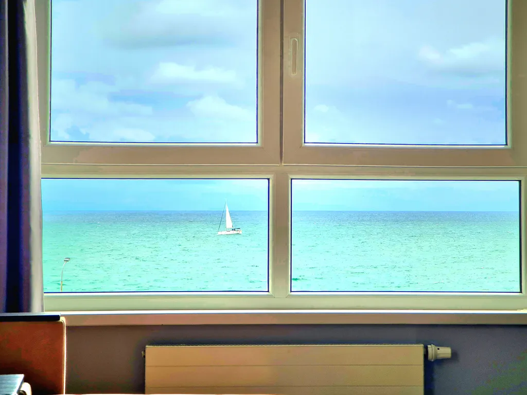 Студия с видом на горы, море и олимпийские объекты