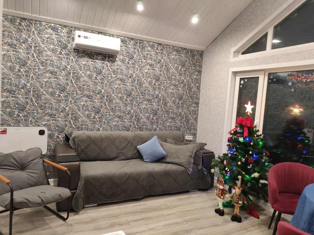 Дом с панорамным видом на реку и горнолыжку в 30 минутах от Казани