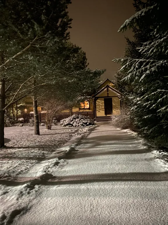 Дом для отдыха с камином, баней, оформлением к празднику