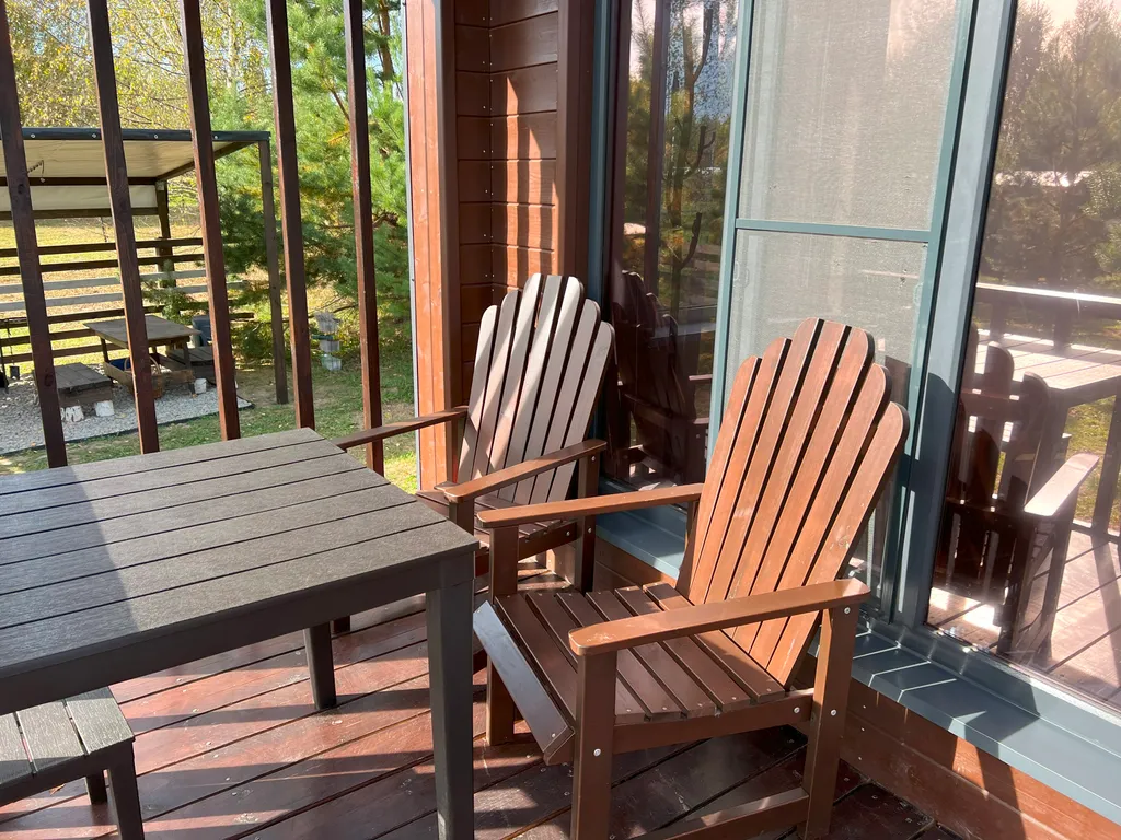 Стильный барн в соснах